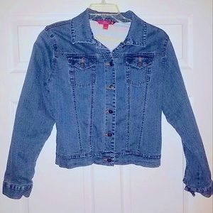 Knit Lined Denim Jacket